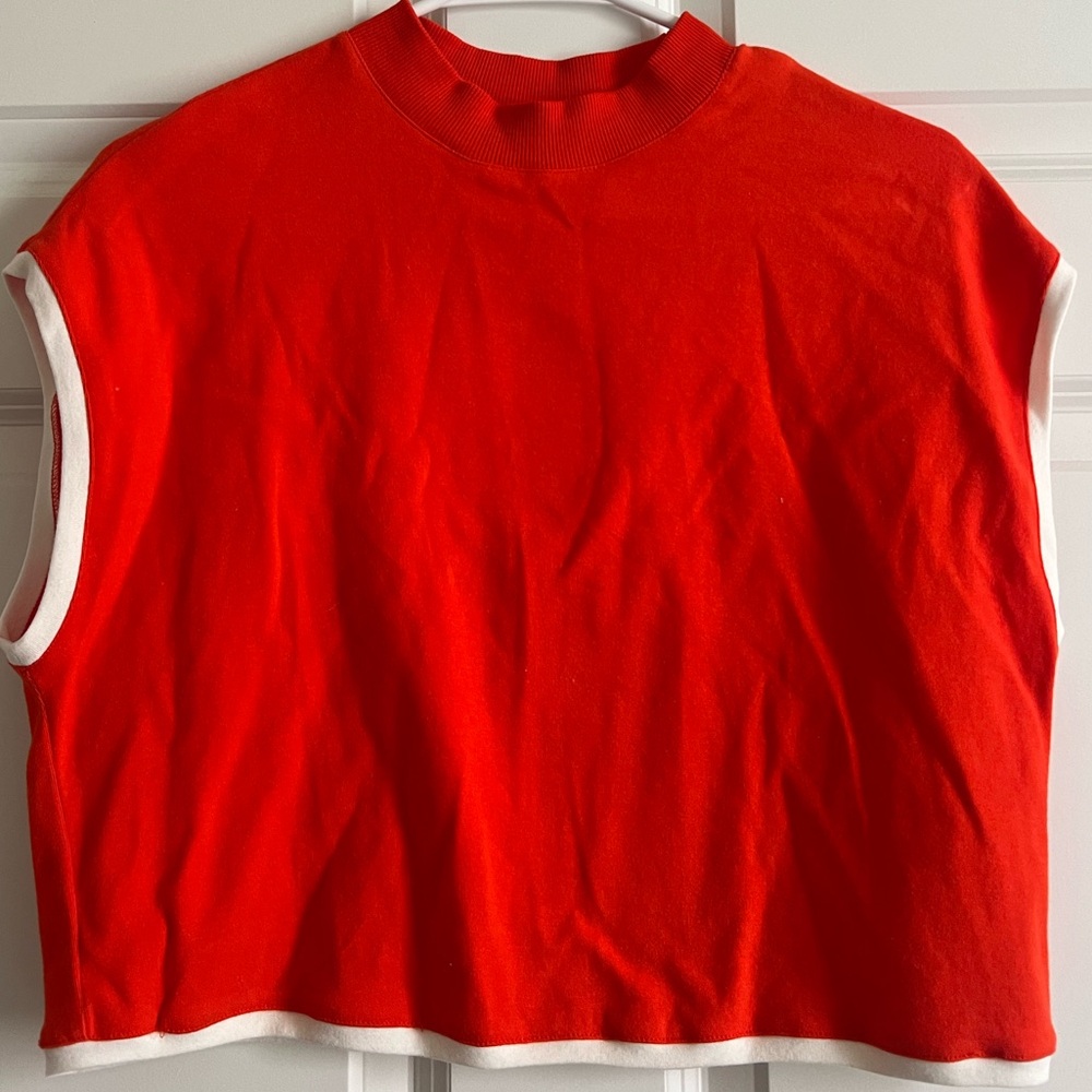 ORANGE MAEVE BY ANTHROPOLOGIE TOP